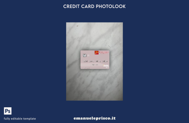 stile verificato modello frontale photolook per carta di debito visto FirstCarib